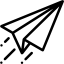 Papierflieger Symbol